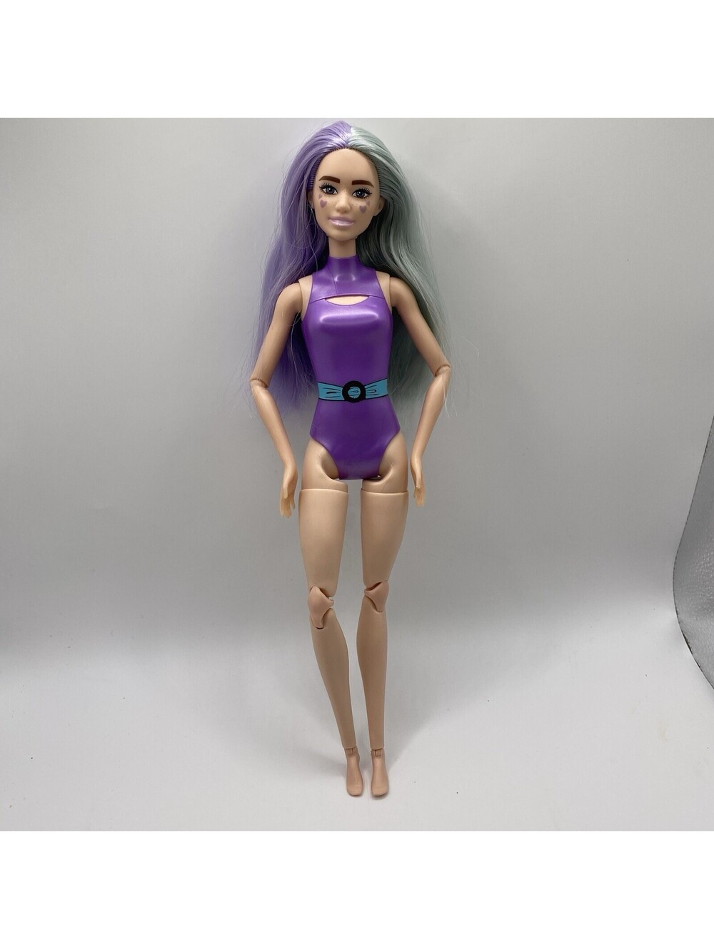 Barbie Color Reveal Boba Pop Doll Purple T18HF Articulated B2